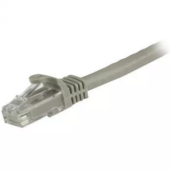 StarTech.com 1,5 m CAT6 ethernetový kábel – sivý CAT 6 gigabitový ethernetový kábel – 250 MHz 100 W PoE RJ45 UTP sieťový/patch kábel bez západky s odľahčením ťahu jednotlivo testovaný