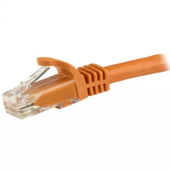 StarTech.com 1,5 m CAT6 ethernetový kábel – oranžový CAT 6 gigabitový ethernetový kábel – 250 MHz 100 W PoE RJ45 UTP sieťový/patch kábel bez západky s odľahčením ťahu jednotlivo testovaný