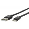 Mobilis 020013 Energia kábel USB-A – USB-C, 1 m, čierny
