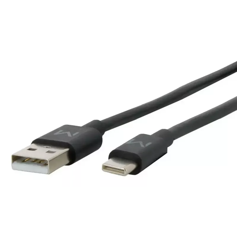 Mobilis 020013 Energia kábel USB-A – USB-C, 1 m, čierny