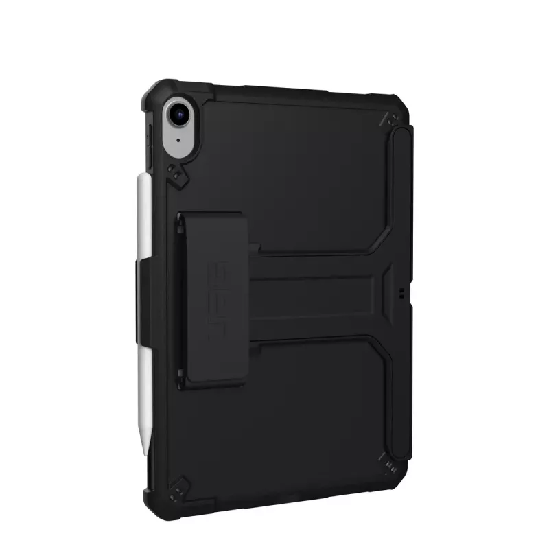 Urban Armor Gear 12339HB14040 Scout odolné puzdro s pútkom na ruku a oporou pre iPad 10,9 palca (10. generácia, 2022), 27,7 cm, TPU, čierne