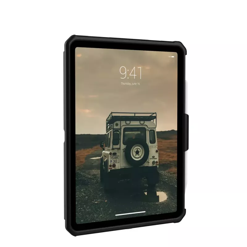 Urban Armor Gear 12339HB14040 Scout odolné puzdro s pútkom na ruku a oporou pre iPad 10,9 palca (10. generácia, 2022), 27,7 cm, TPU, čierne