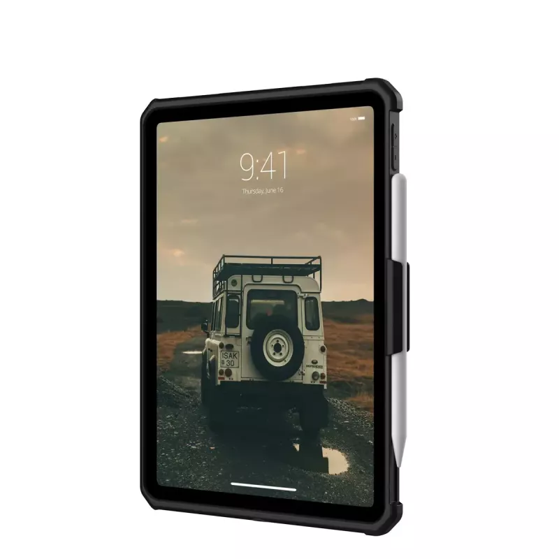 Urban Armor Gear 12339HB14040 Scout odolné puzdro s pútkom na ruku a oporou pre iPad 10,9 palca (10. generácia, 2022), 27,7 cm, TPU, čierne