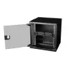 Káblový organizér EQUIP EZMR-10-B – kovový, čierny, rackové príslušenstvo, 1 kus, 174 g
