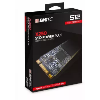 SSD disk Emtec 512 GB M.2 Serial ATA III X250
