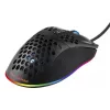 Herná myš Deltaco DM210 káblová ultratenká RGB čierna