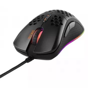 Herná myš Deltaco DM210 káblová ultratenká RGB čierna