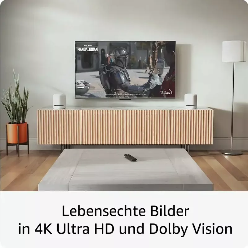 Smart TV dongle Amazon 4K Ultra HD USB, Wi‑Fi 6 (802.11ax), 3840×2160, napájanie cez USB, čierny