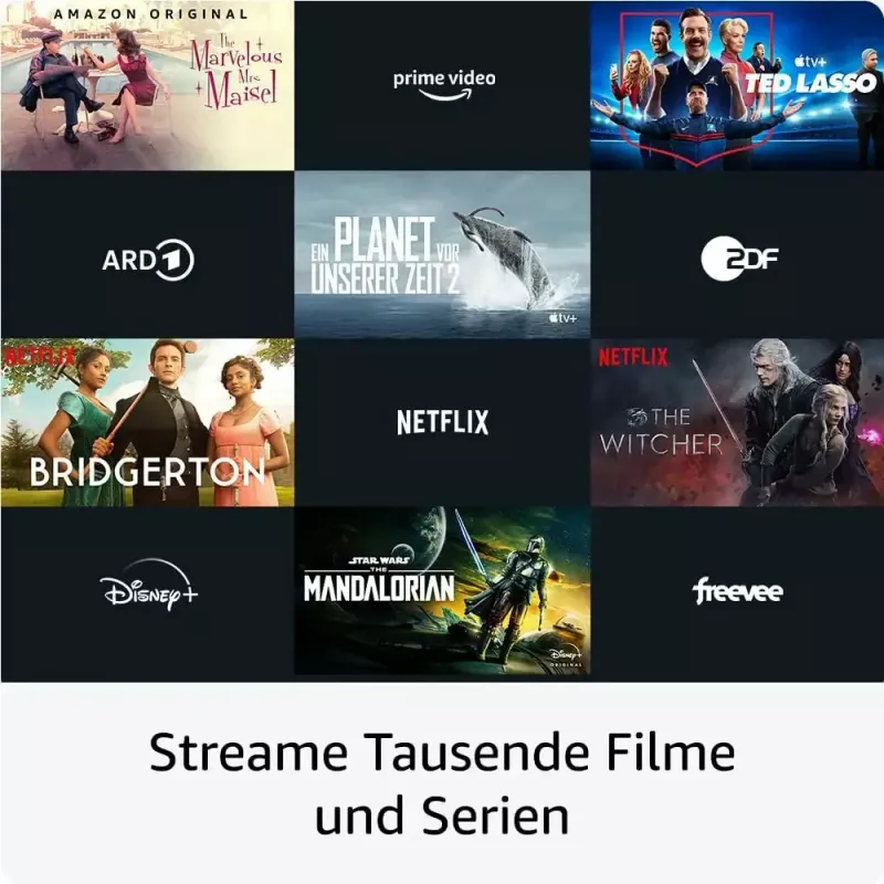Smart TV dongle Amazon 4K Ultra HD USB, Wi‑Fi 6 (802.11ax), 3840×2160, napájanie cez USB, čierny