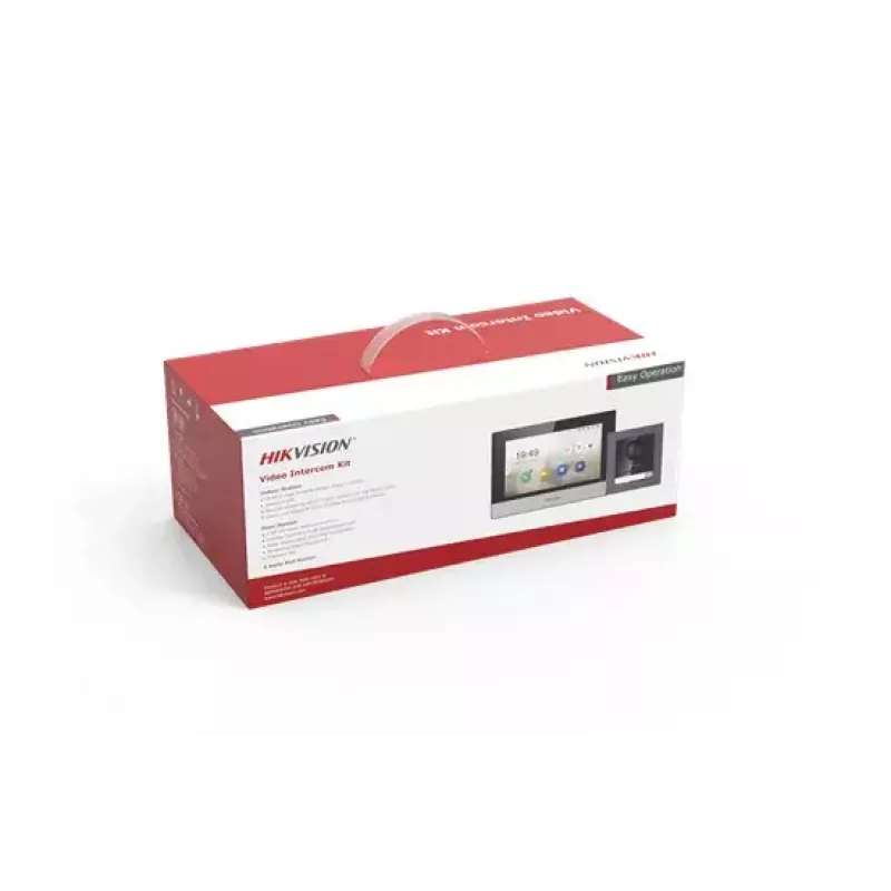 Video vrátnik Hikvision DS-KIS602 2 MP 7 palcov čierna sivá