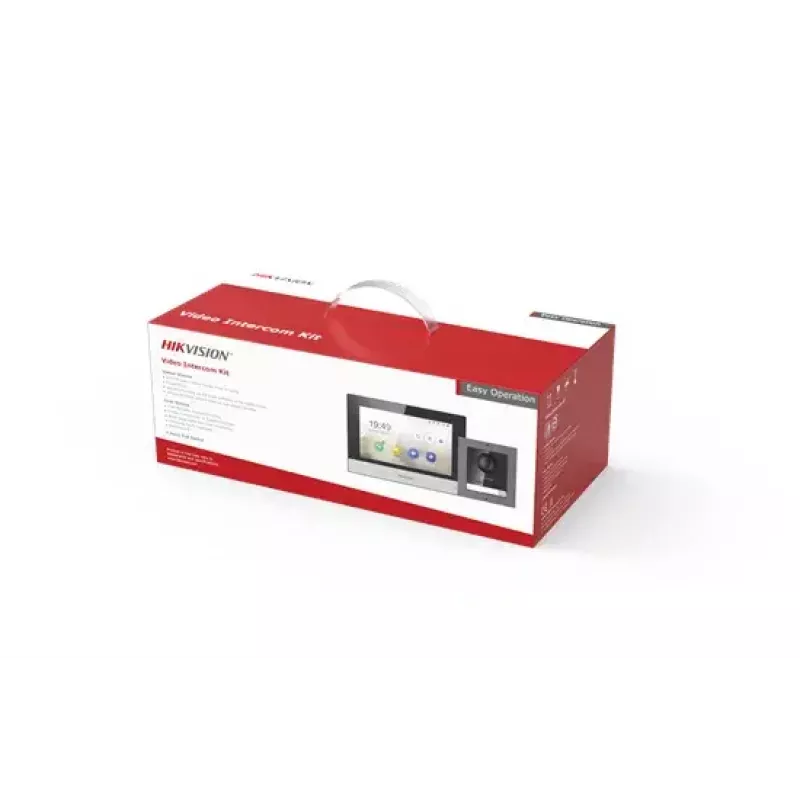Video vrátnik Hikvision DS-KIS602 2 MP 7 palcov čierna sivá