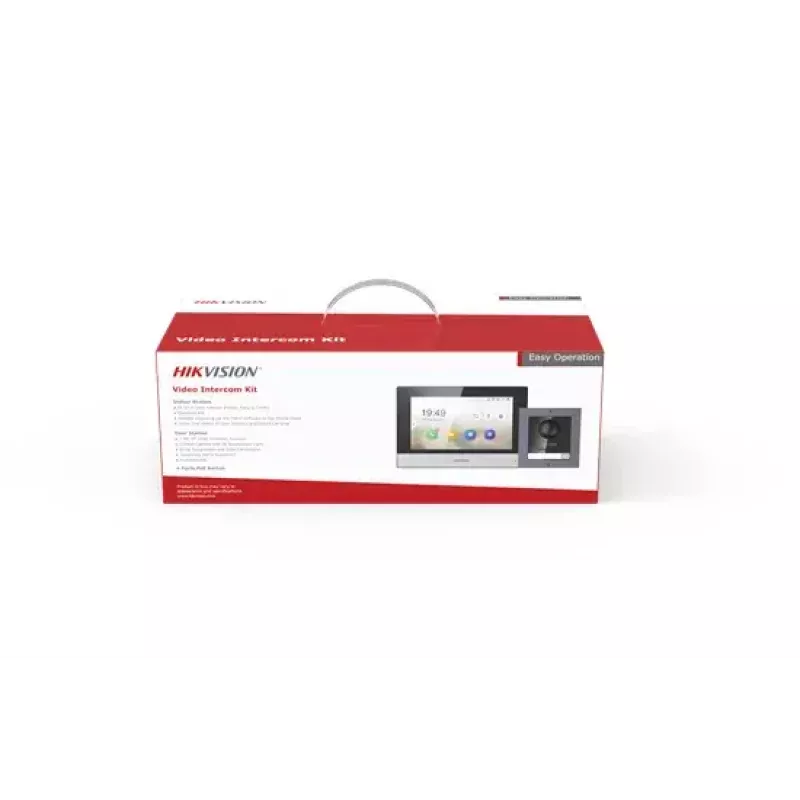 Video vrátnik Hikvision DS-KIS602 2 MP 7 palcov čierna sivá