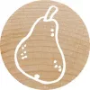 Kruhová pečiatka Colop 165226 drevená pečiatka 3 cm priemer