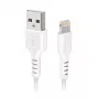 Lightning kábel SBS TECABLEUSBIP5289W 2m biely USB A