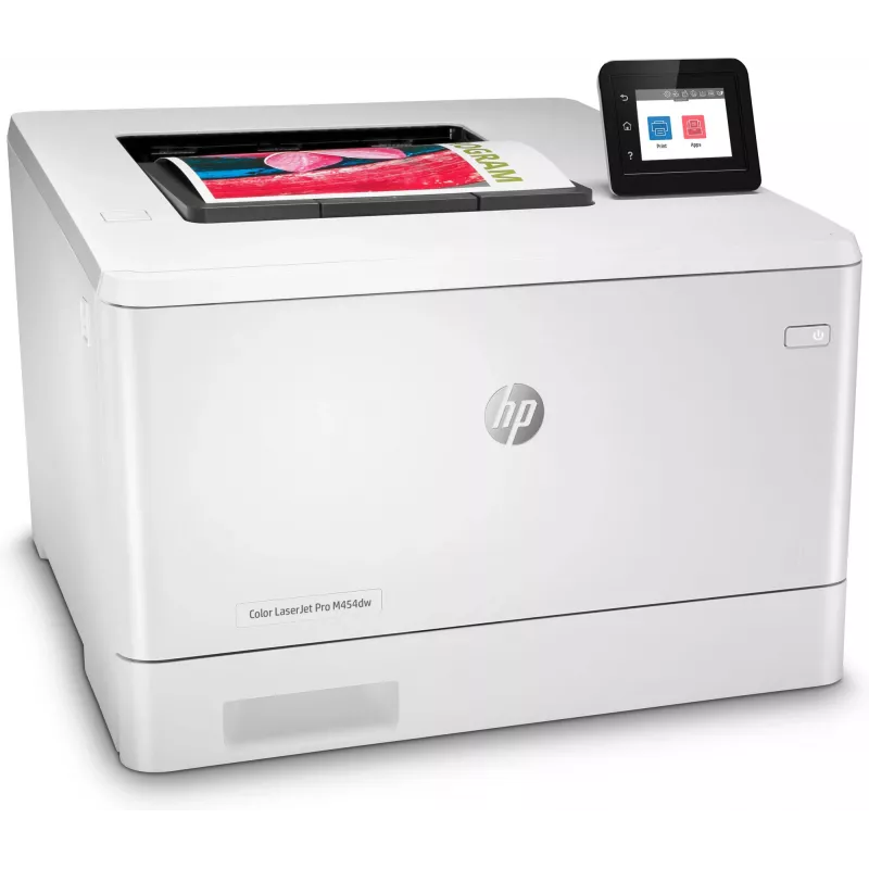 HP Color LaserJet Pro M454dw, tlač, predný USB port na tlač; obojstranná tlač