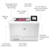 HP Color LaserJet Pro M454dw, tlač, predný USB port na tlač; obojstranná tlač
