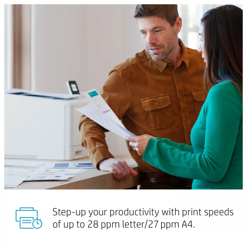 HP Color LaserJet Pro M454dw, tlač, predný USB port na tlač; obojstranná tlač