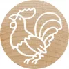 Okrúhla pečiatka Colop 165225 guma drevo 3 cm priemer