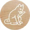Okrúhla pečiatka Colop 165225 guma drevo 3 cm priemer