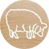 Okrúhla pečiatka Colop 165225 guma drevo 3 cm priemer