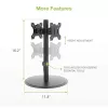 Techly ICA-LCD 402 držiak monitora / stojan 81,3 cm (32 palcov) stolový čierny