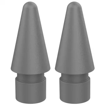 DEQSTER Pencil 2 náhradné hroty – balenie 2 ks, hrot, sivá, polyvinylchlorid (PVC), DEQSTER Pencil 2, Čína, 15,1 mm