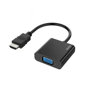 Hama 00200343 video kábel adaptér 0,15 m HDMI typ A (štandard) VGA (D-Sub) čierny