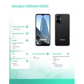 Smartphone Energizer U652SEU, 6,51
