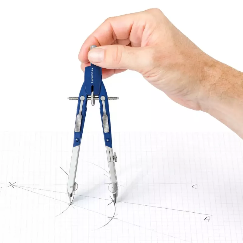 Staedtler Mars Comfort 552 02 Kružidlo s rýchlym nastavením s predlžovacou tyčou, modré