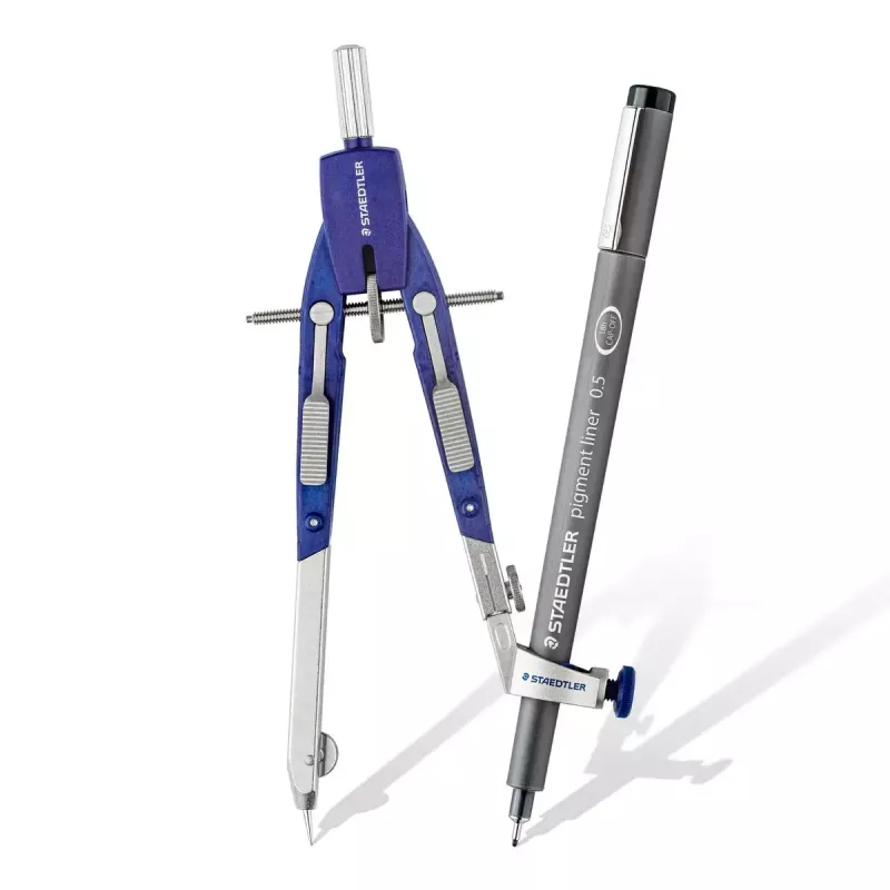 Staedtler Mars Comfort 552 02 Kružidlo s rýchlym nastavením s predlžovacou tyčou, modré