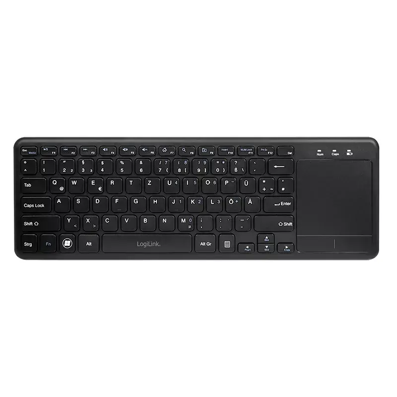 Klávesnica LogiLink ID0188 Home RF Wireless QWERTZ čierna