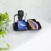 Bezdrôtová nabíjačka ZENS Dual+Watch hliník čierna