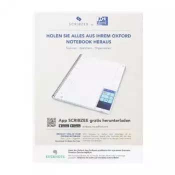 Zápisník Oxford 100050356 A4 80 listov žltý