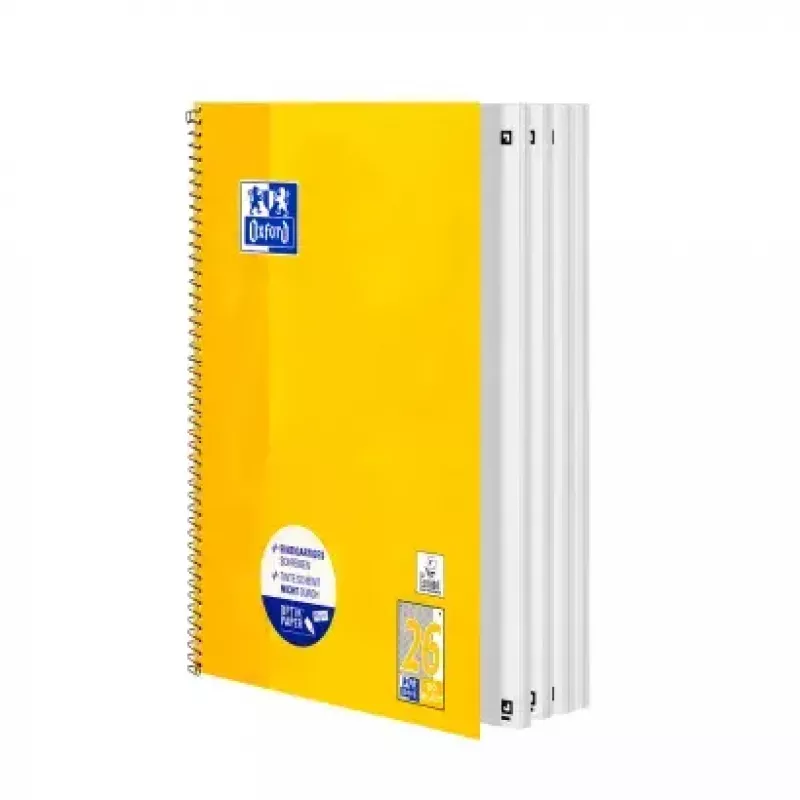 Zápisník Oxford 100050356 A4 80 listov žltý