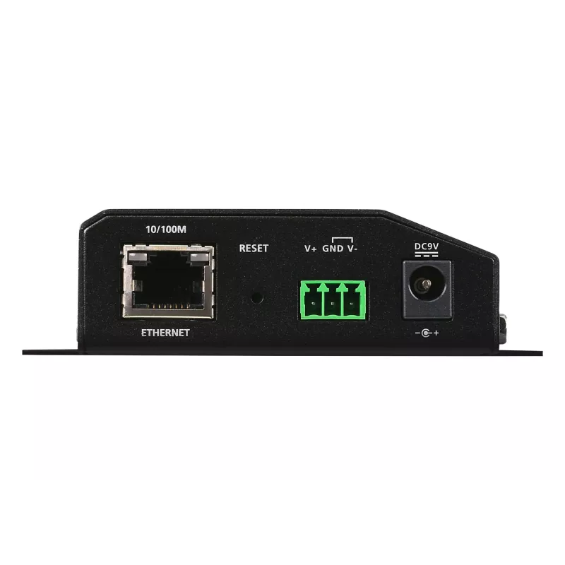ATEN Altusen SN3002P server zariadení, 2 porty RS-232, LAN 100 Mb, montáž na stôl, stenu alebo DIN lištu