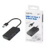 LogiLink USB 3.2 Gen1 4-portový hub čierny 5000 Mbit/s ABS
