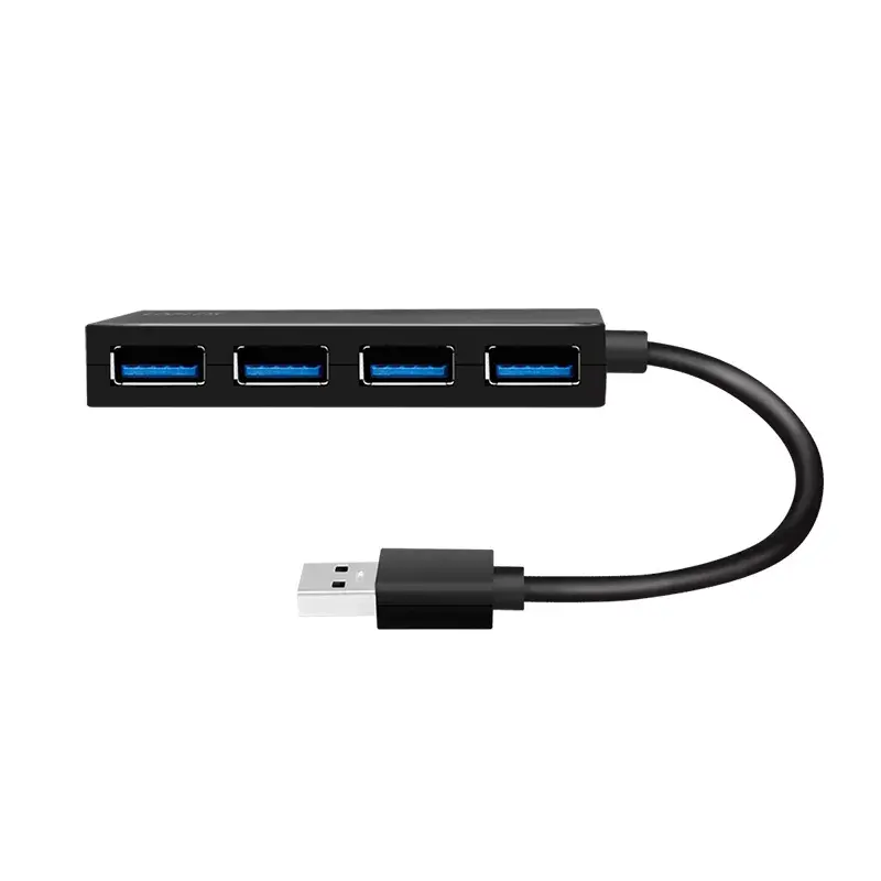 LogiLink USB 3.2 Gen1 4-portový hub čierny 5000 Mbit/s ABS
