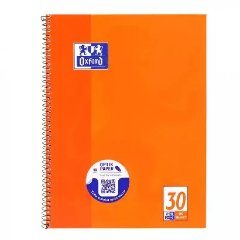 Zápisník Oxford 100050359 A4 80 listov oranžový