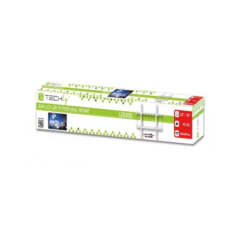 Techly ICA-PLB-162MW TV nástenný držiak 139,7 cm (55 palcov) biely