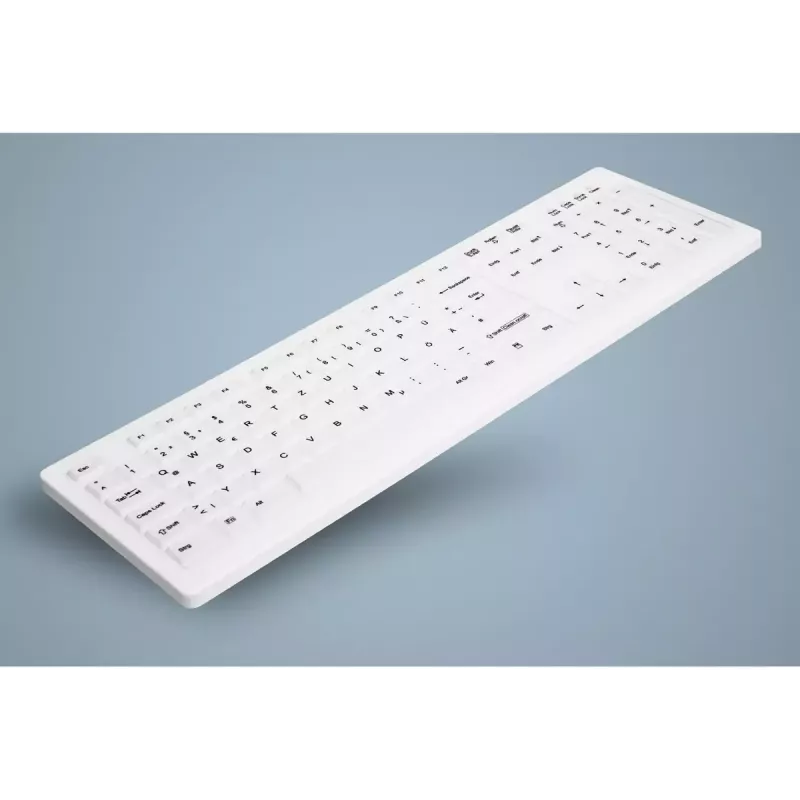 Contour Design Active Key AK-C8100FA-UVS-W/GE klávesnica medicínska USB QWERTY UK angličtina biela