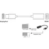 Techly IADAP-DP-HDMIF8K aktívny adaptér DisplayPort 1.4 (M) na HDMI (F), 8K, čierny