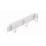 Equip EZMR-10-G 10-palcový 1U panel na vedenie káblov s okami, svetlosivý