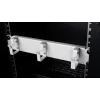 Equip EZMR-10-G 10-palcový 1U panel na vedenie káblov s okami, svetlosivý