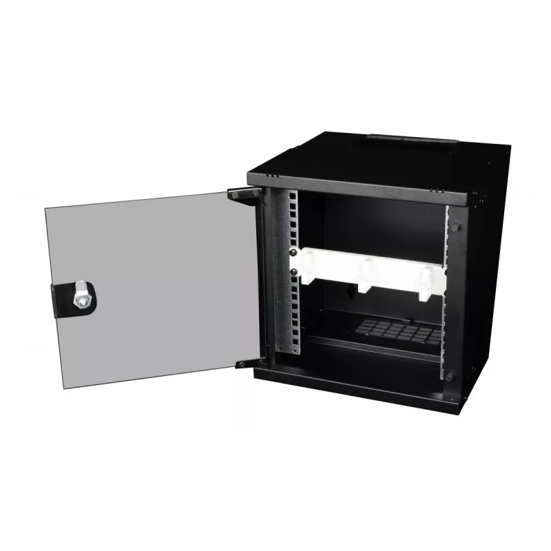 Equip EZMR-10-G 10-palcový 1U panel na vedenie káblov s okami, svetlosivý