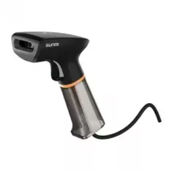 Ručný čiarový skener SUNMI U2 2D USB čierny — imager pre maloobchod, káblové USB pripojenie