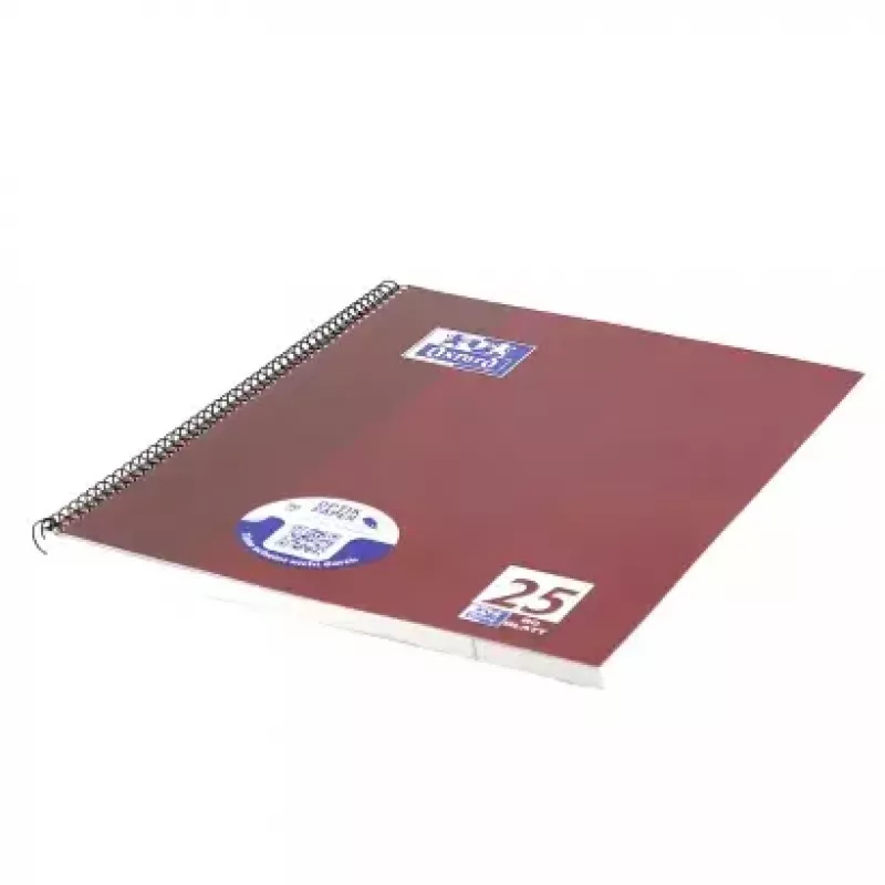 Zošit Oxford 100050355 A4 80 listov bordová