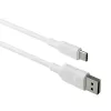 dbramante1928 re-charge CB25ACWH7090 kábel USB-A na USB-C, USB 2.0, 2,5 m, 36 W, recyklovaný plast, biely