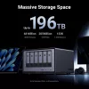 Ugreen DXP6800 Pro NAS desktop Intel® Core™ i5 8 GB DDR5 sivá, čierna