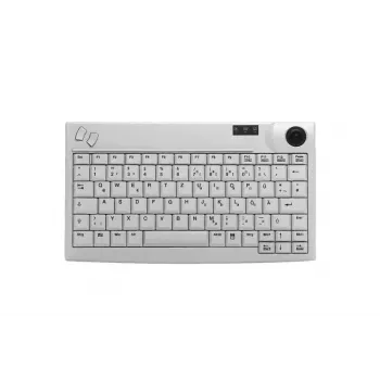 Contour Design Active Key AK-440 klávesnica kancelária USB QWERTZ nemecká biela