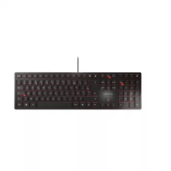 CHERRY KC 6000 tenká klávesnica univerzálna USB AZERTY belgická čierna